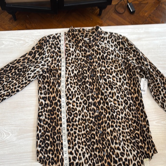 Equipment Leopard Print Button-Up Shirt - Picture 5 of 9